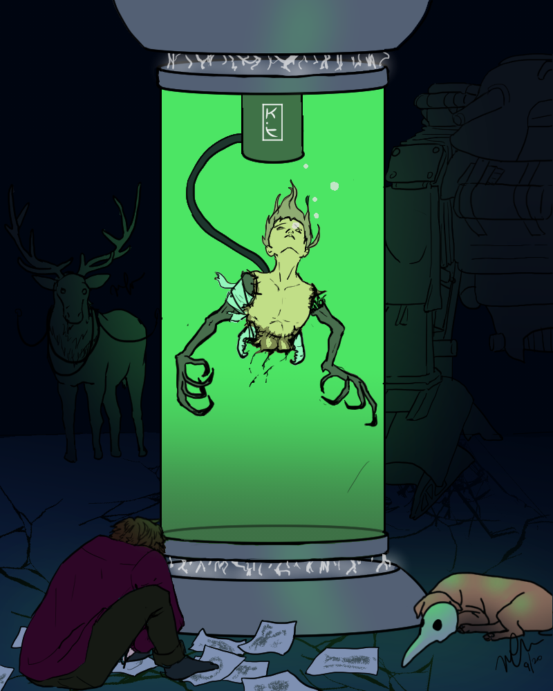 Monster Maker and Dog