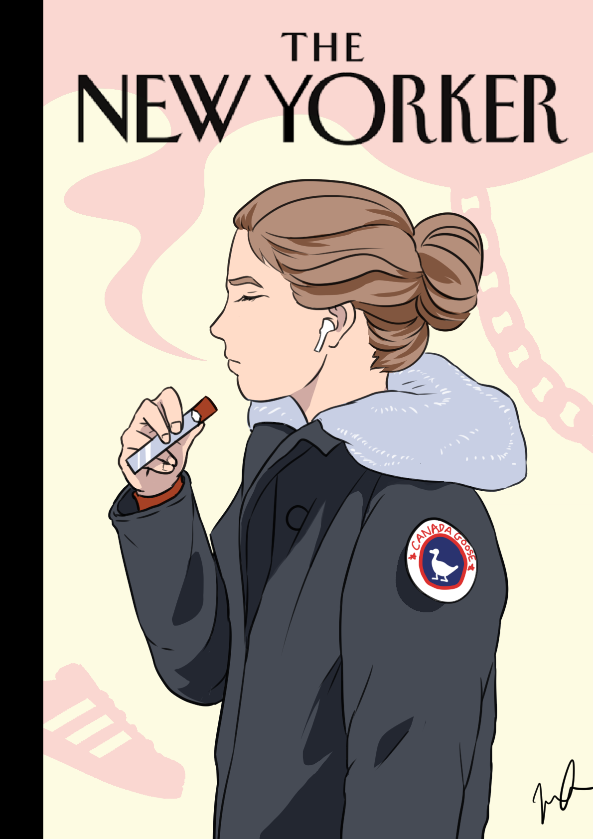 The New Yorker cover mockup
